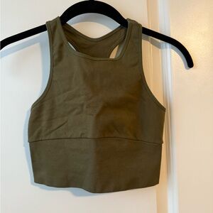 FP Movement by Free People Olive Crop Top